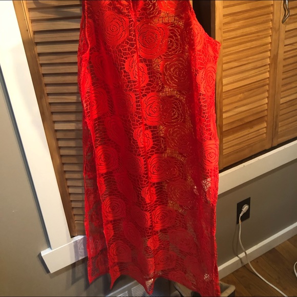 Ladies beach cover up. Or dress with slip. - Picture 2 of 3